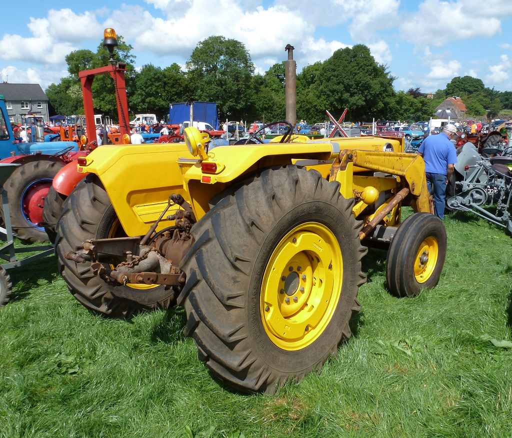 Massey Ferguson (K Garrett) Tags: two tractor wheel yellow drive ...