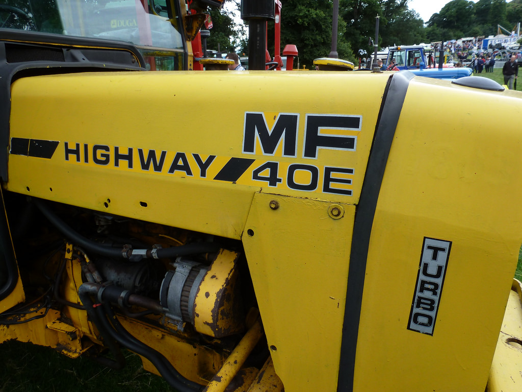 Garrett) Tags: massey ferguson tractor mf highway 40e industrial ...