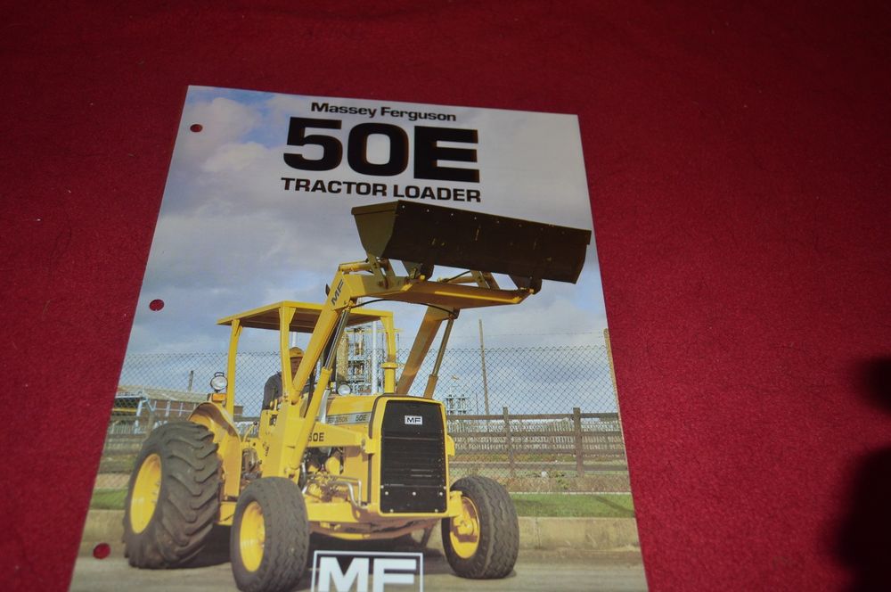 Massey Ferguson 50E Industrial Tractor Loader Dealer's Brochure DCPA2 ...