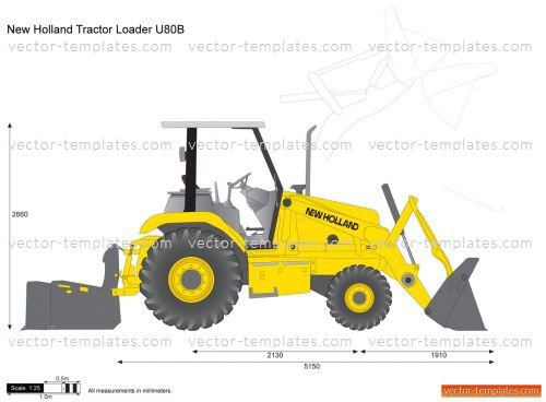 ... Construction Equipment - New Holland - New Holland Tractor Loader U80B