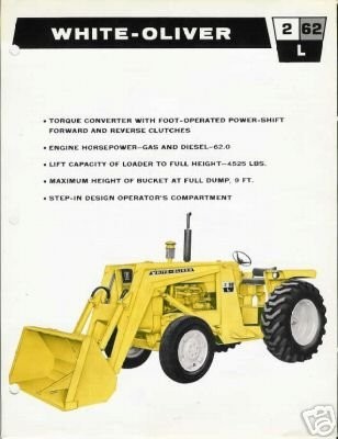White-Oliver 2-62-L Industrial Tractor Loader brochure | #34990758