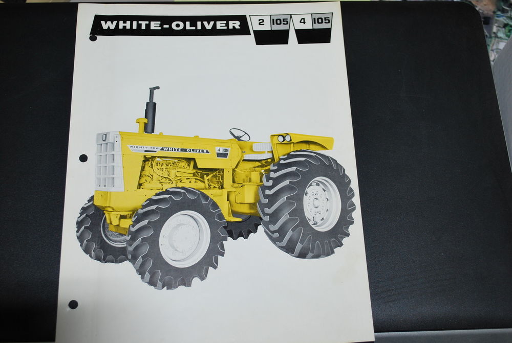 Oliver White 2 105 4 105 Mighty Tow Industrial tractor brochure, very ...