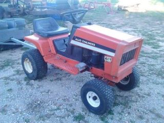 Allis Chalmers 611 H Lawn Garden Tractor Hydro Runs and Drives Great ...