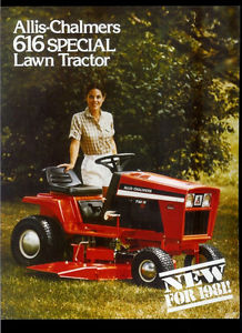 Rare-Original-Vintage-Allis-Chalmers-616-Special-Lawn-Tractor-Dealer ...