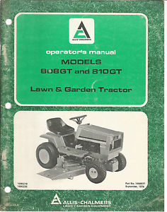 ALLIS-CHALMERS-MODELS-808GT-AND-810GT-LAWN-AND-GARDEN-TRACTOR ...