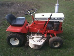 about allis chalmers b 208 riding lawn mower pulling tractor farm