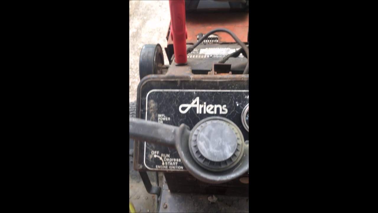 First Ride On The Free Ariens GT14g - YouTube