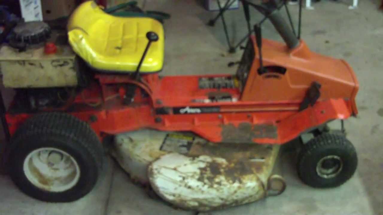 ARIENS RM830 RIDING MOWER RACING/OFF ROAD CONVERSION #1 - YouTube