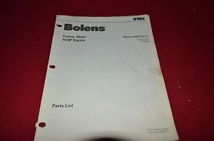Bolens FS11 940 Tractor Dealer's Parts Book Manual CHPA | eBay