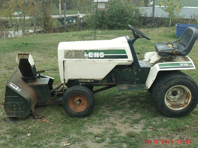Bolens h14 xl with snowblower attachment - Tractors - GTtalk