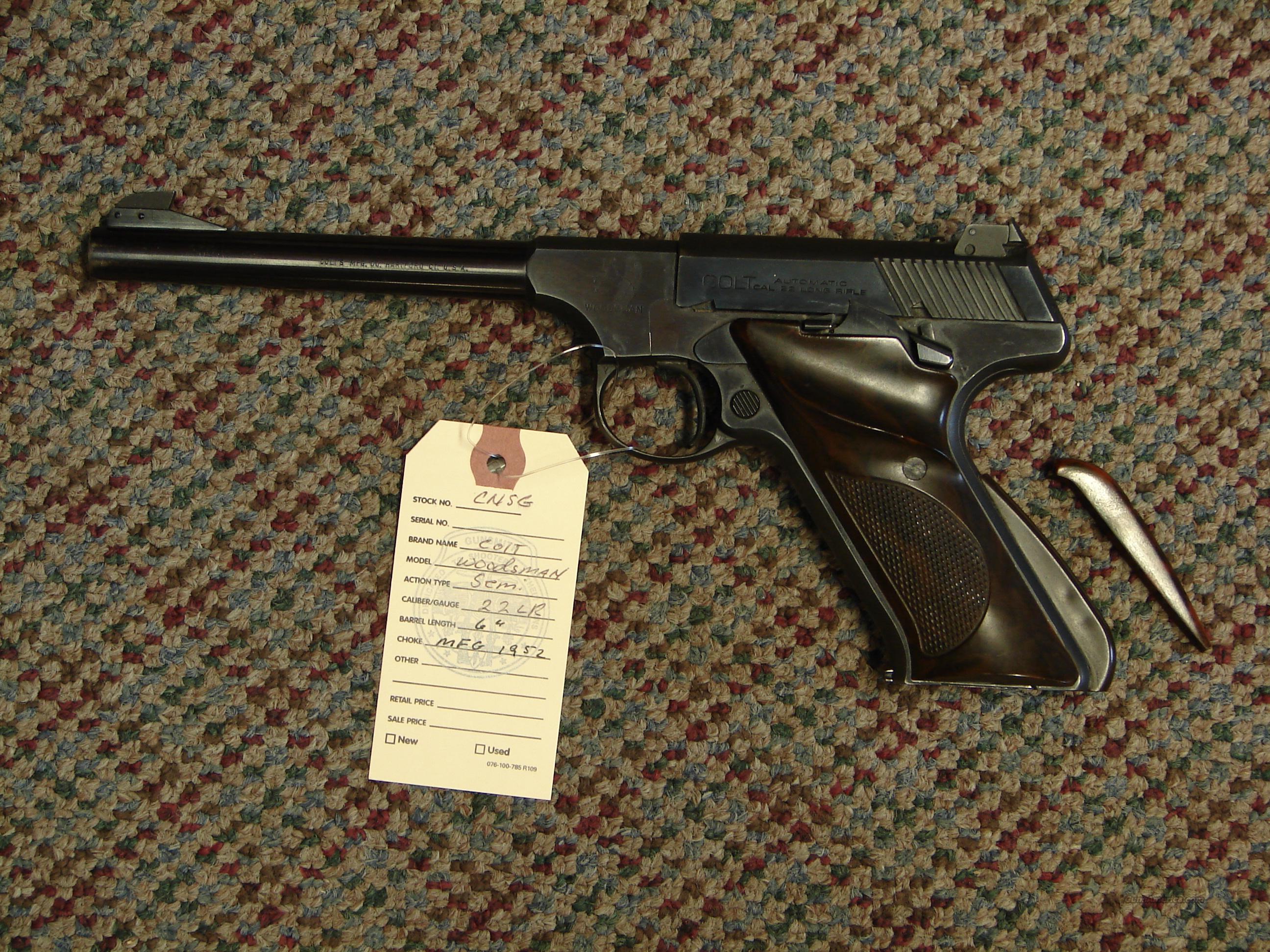 Colt Woodsman Guns > Pistols > Colt Automatic Pistols (22 Cal.)