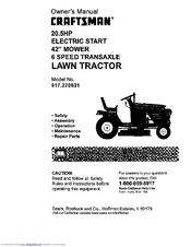 craftsman 917 270831 owner s manual 56 pages craftsman lawn mower user ...