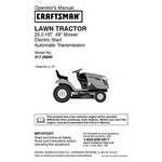 Craftsman Lawn Tractor Operators Manual 917.28890