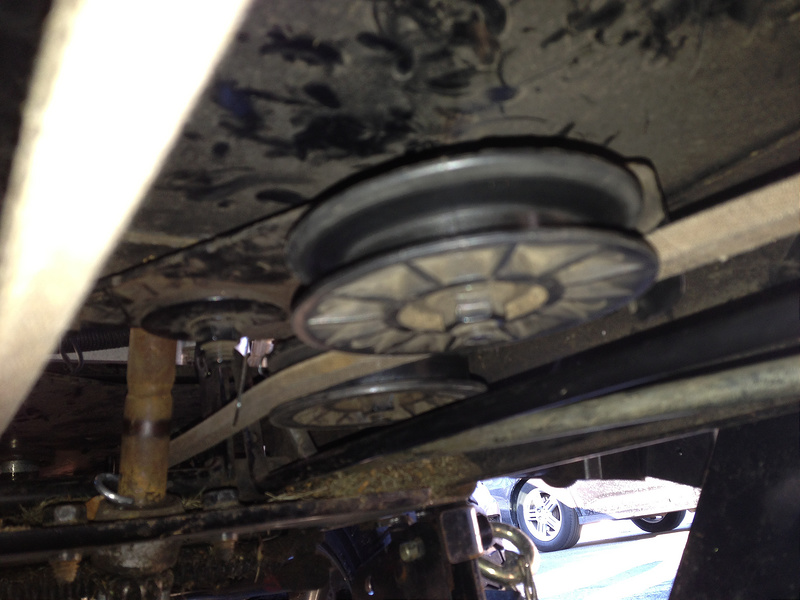 2009 GT5000 Motion Belt or Drive Belt routing issue (917.28947) - Page ...