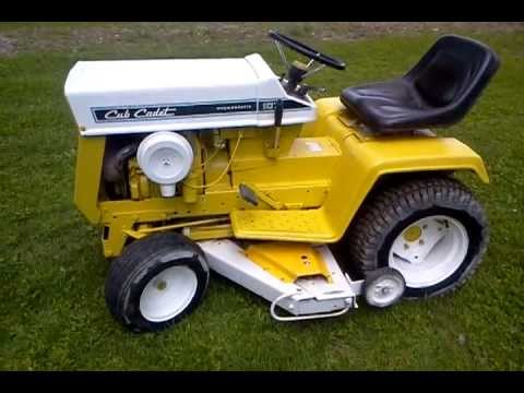 Cub cadet 107 lawn tractor - YouTube