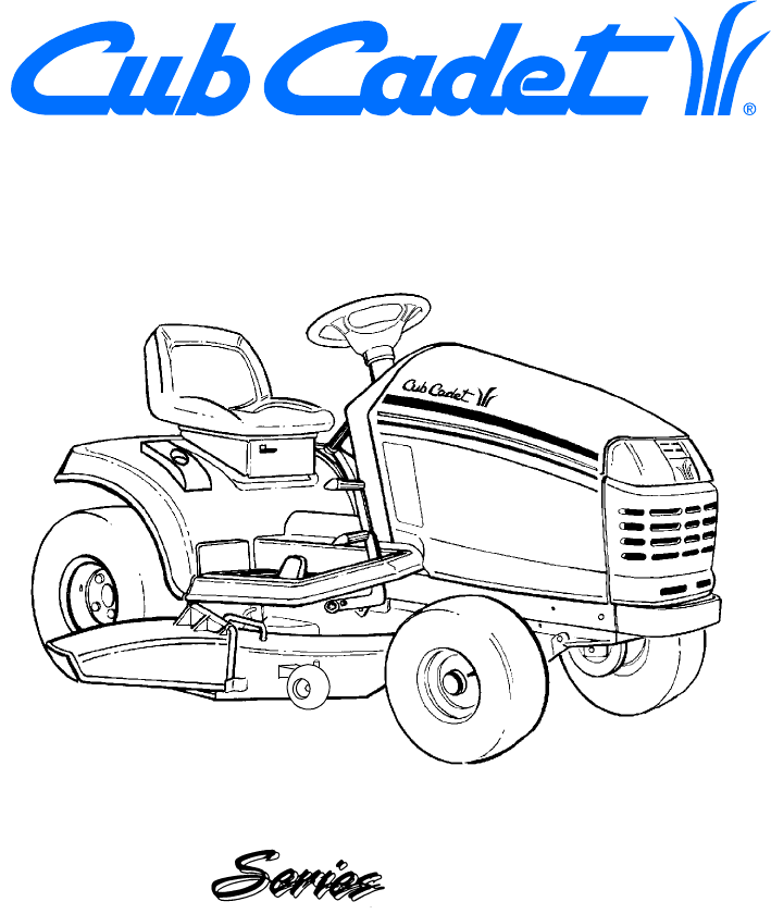 Cub Cadet 2176 Lawn Mower User Manual