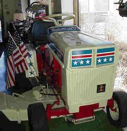 Antique Tractors - 1976 IH Cub Cadet Spirit Of 76