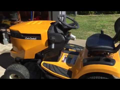 Cub Cadet XT1 LT50 Lawn Tractor. Starter problems first day of use ...
