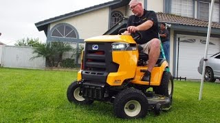 Cub cadet xt1 lt50 lawn tractor starter problems first day of use ...