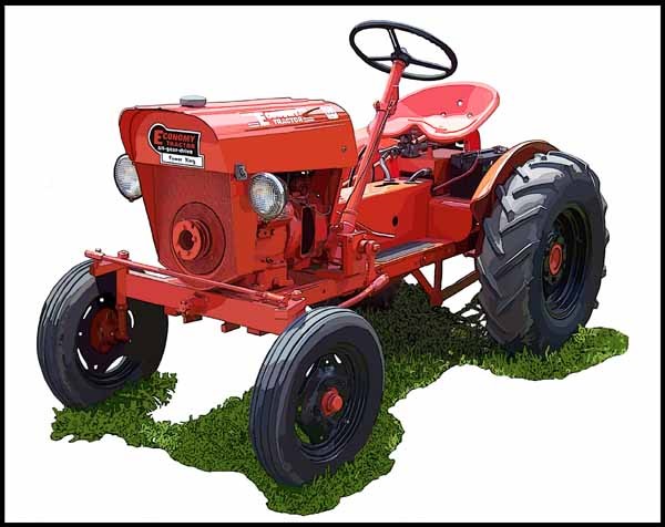 Pin Economy-power-king-tractor-all-gear-drive-14-hp-kohler-cw-belly on ...