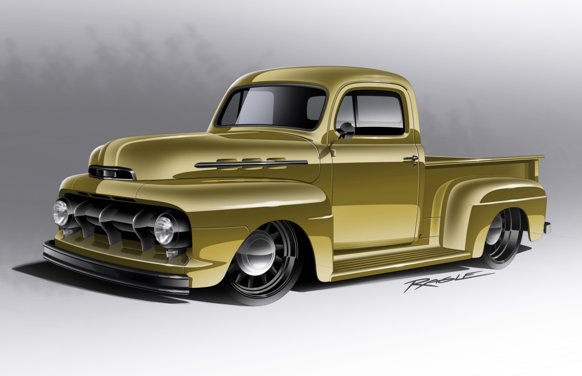 51 ford truck Colouring Pages (page 3)