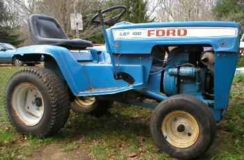 Original Ad: Ford LGT 100 garden tractor, 10 HP kohler runs excellent ...