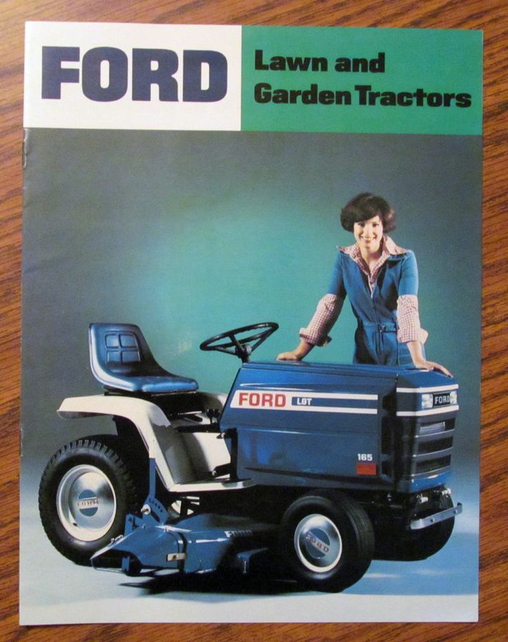 120 100 LT 100 80 Lawn Garden Tractor Sales Brochure 1977 #ford Ford ...