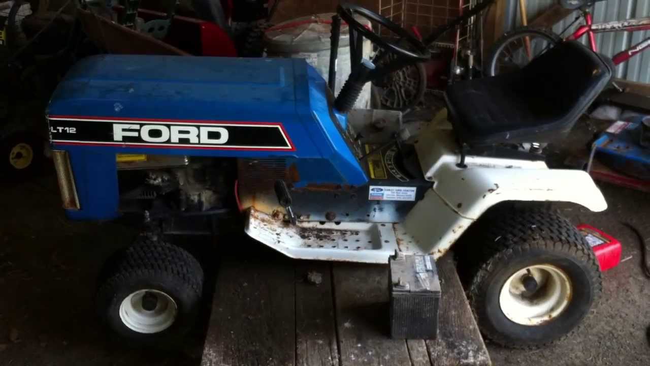 Ford LT12 Lawn Tractor Part 1 - YouTube