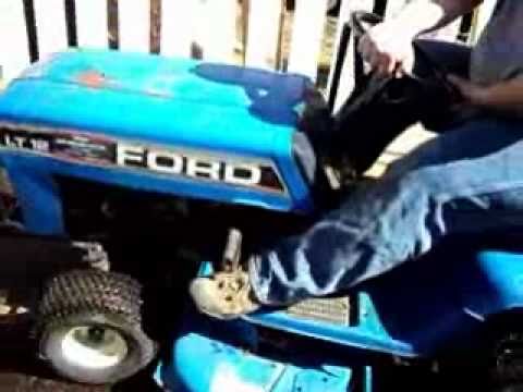 RUN TO PICK UP A FORD LT 12 TRACTOR. - YouTube