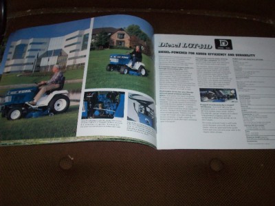 Ford Lawn Tractor & Eq. Brochure YT-16 LGT-14 LGT-18H LGT-14D LT-12 LT ...