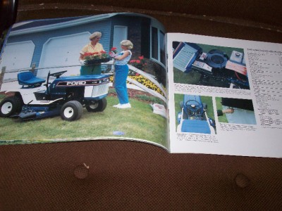 Ford Lawn Tractor & Eq. Brochure YT-16 LGT-14 LGT-18H LGT-14D LT-12 LT ...