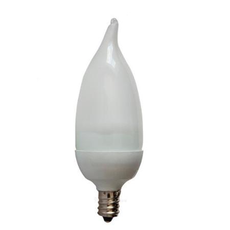 GE 1.8W 120V E12 Frosted 3000k LED Energy Smart Candelabra Light Bulb ...