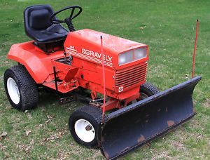 Gravely Professional 14g Riding Tractor w Plow 50 inch Mower Deck ...