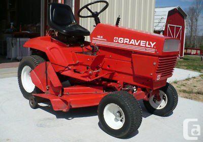 Gravely 18 G Tractor with a snow plow and Hydraulics for sale in ...