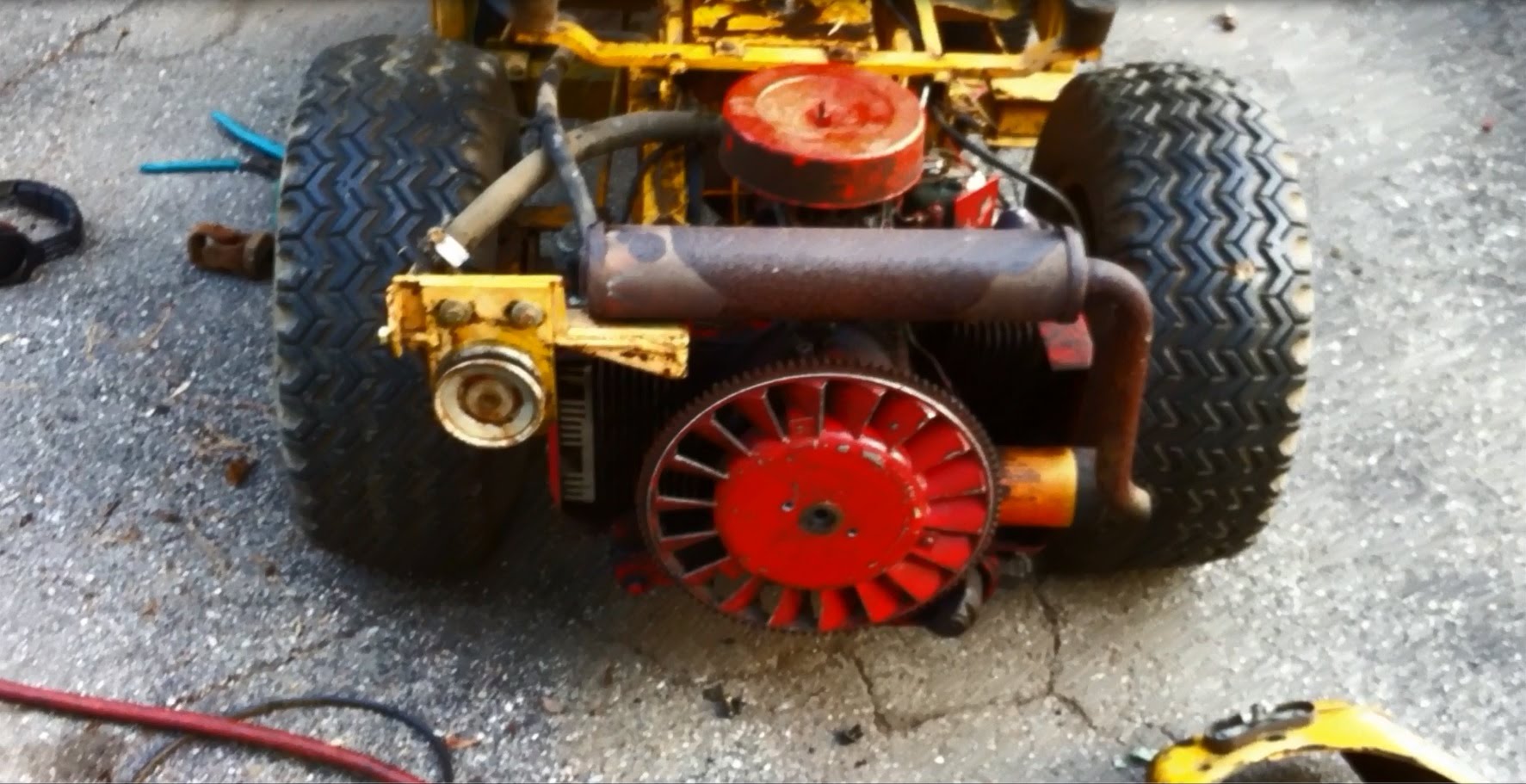 Gravely 450 Stator Issue and Broken Flywheel Mess - YouTube