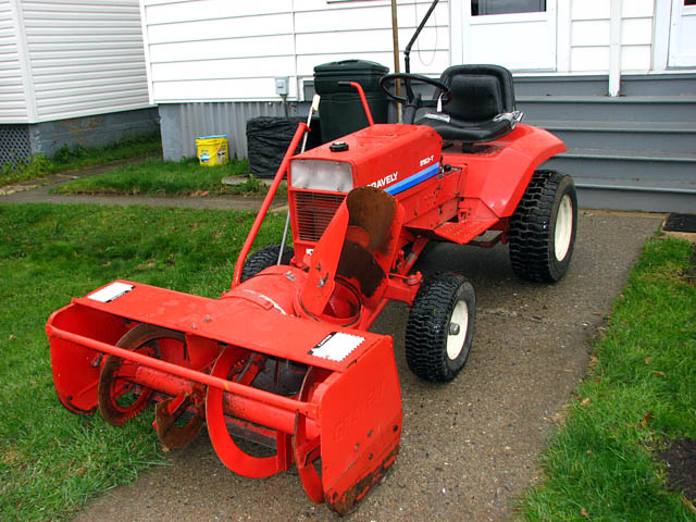 Our Gravely 8163-T tractor