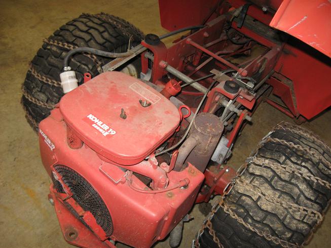 Item: Lawn Tractor: Gravely 8199-G with Snow Blade