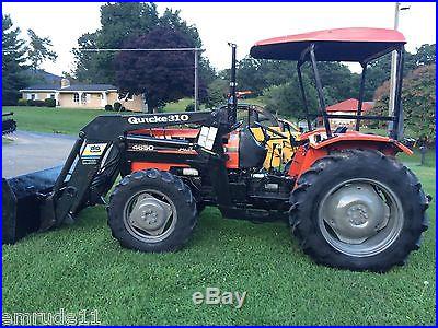 AGCO ALLIS 4650 TRACTOR 4X4 W/ LOADER THREE POINT HITCH AUXILLARY ...