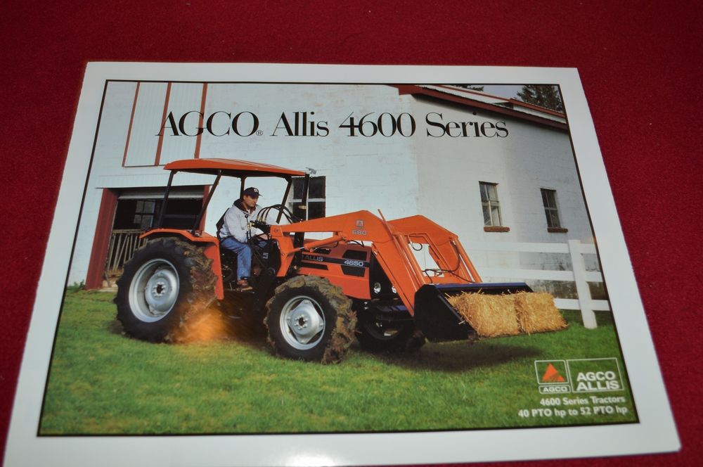 Agco Allis Chalmers 4650 4660 Tractor Dealer Brochure Lcoh | eBay