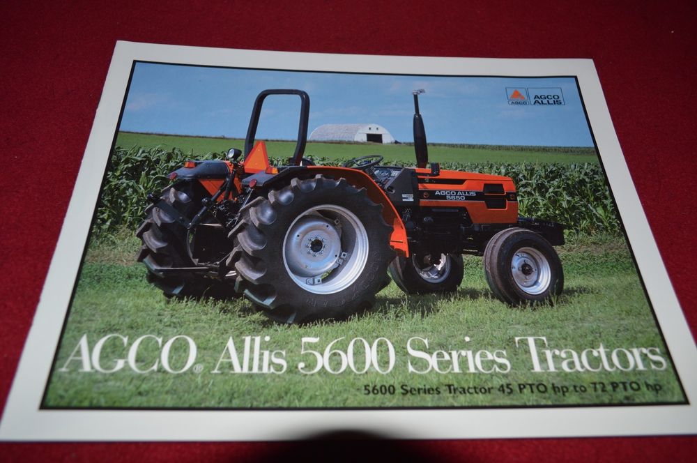 Agco Allis Chalmers 5650 5660 5670 5680 Tractor Dealer's Brochure DCPA ...