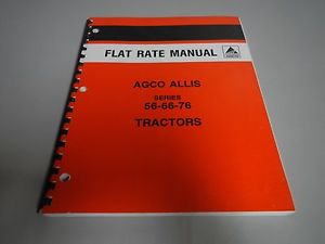 Agco-Allis-56-66-76-5670-6680-7630-7650-6670-Series-Tractor-Flat-Rate ...