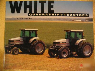 Agco white 6124 6144 quadrashift tractor sales brochure