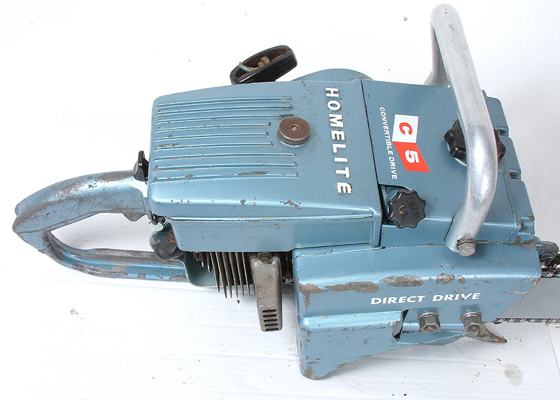 Blue Homelite Chainsaw homelite c-5 chainsaw