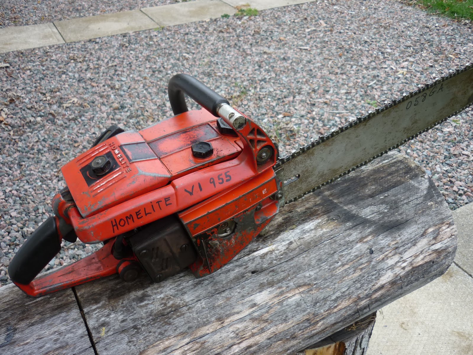 I have had for many years now a Homelite chainsaw(33cc) that I bought at