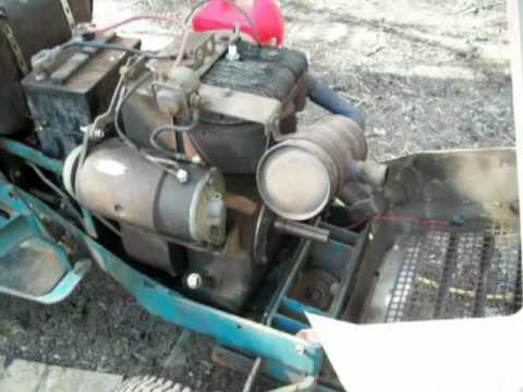 Vintage Garden Tractor Homelite T-12 runs - YouTube