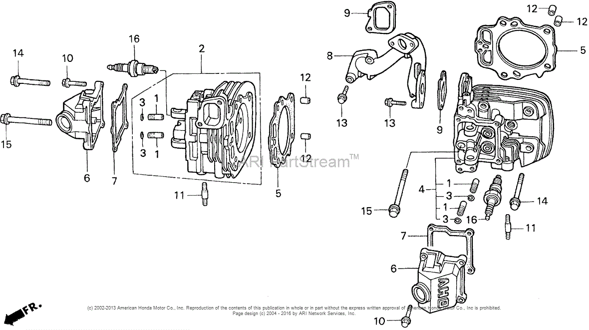Honda HA4118 H38A LAWN TRACTOR, USA, VIN# MZCH-6000001 Parts Diagram ...
