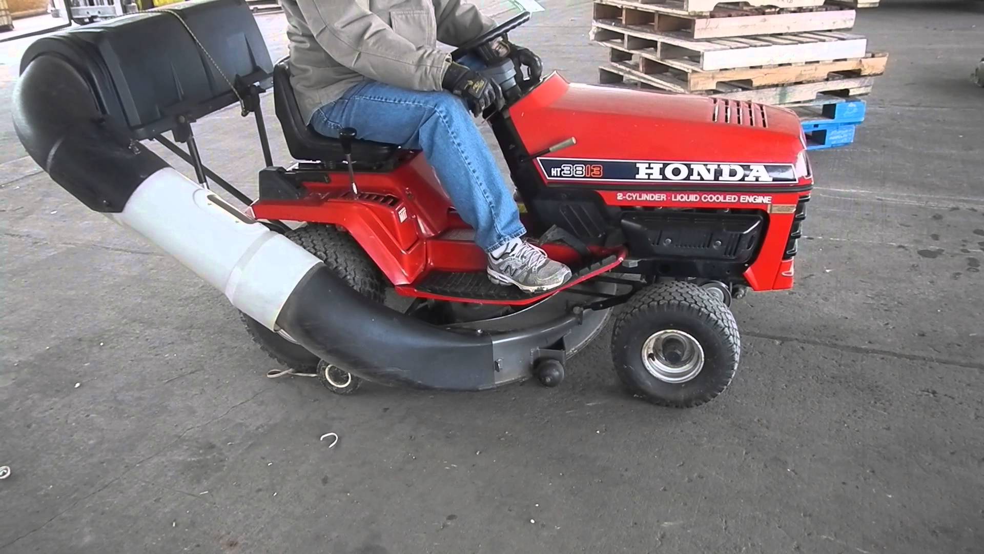 1989 Honda HT3813 Lawn Tractor - YouTube