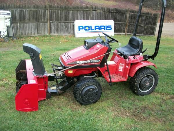Honda RT5000 with wheel weights and snowblower. | Tractors | Pinterest ...