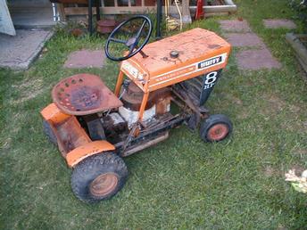 This is how the mower looked when i got it...