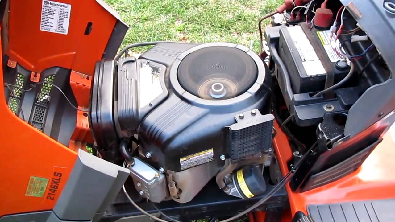 Team Orange: Husqvarna 2146XLS Lawn Tractor - YouTube